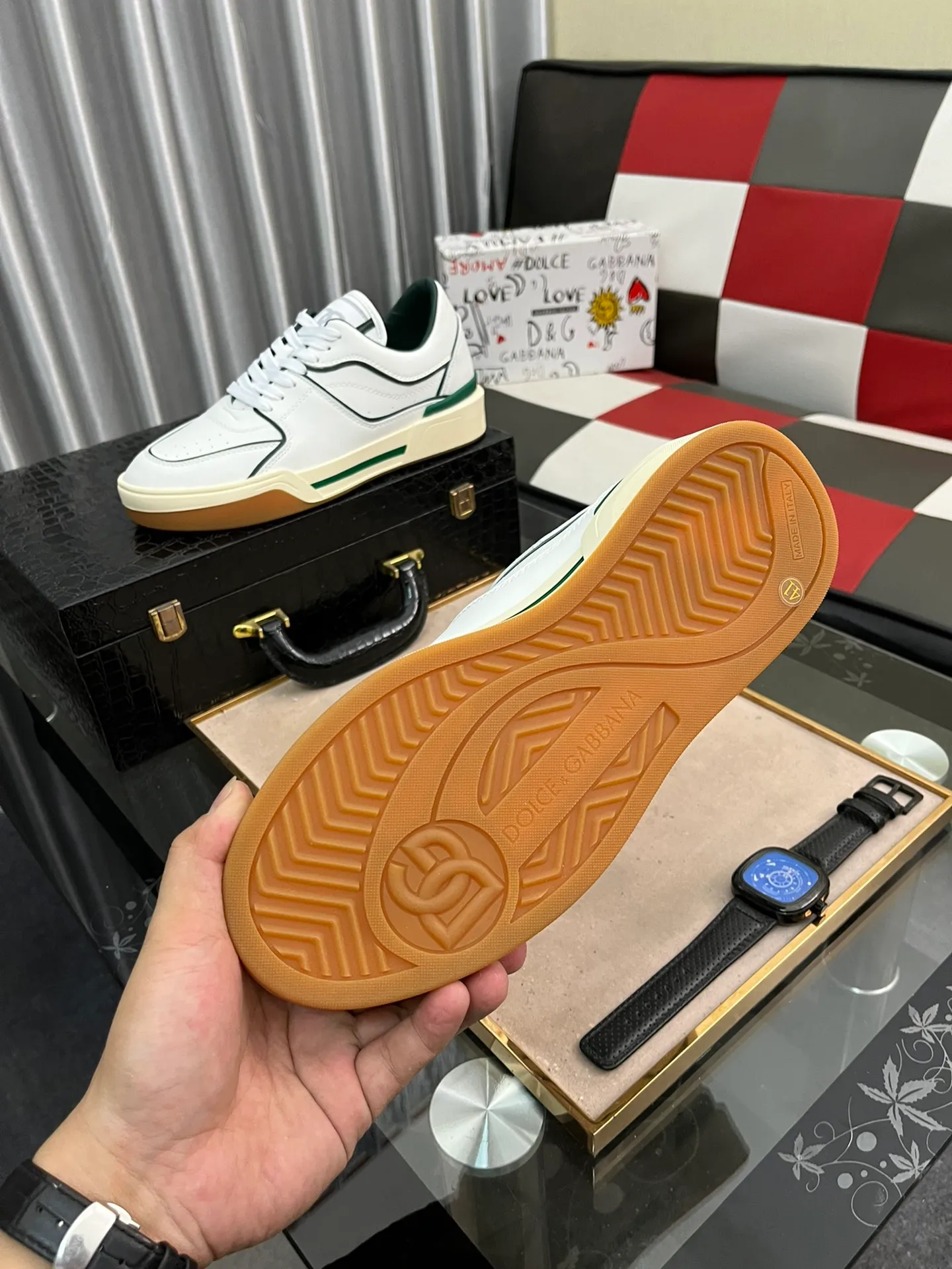 Ex-factory price 480⌚️⌚️[DG] The latest official website high-top casual, men's shoes with original quality imported first-layer cowhide stitching➕Yangli [Proud] In terms of materials and workmanship, it beats all versions on the market💕Highest quality shipments. Real photos, imported fabrics highlight the unique charm of the brand😘The shoelaces are also original custom-made👻Classic lace-up shoes are very comfortable on the feet, and the sizes are 38-462⃣️Color options